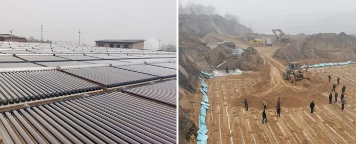 農村冬季清潔取暖典型技術模式(七):太陽能長周期儲熱集中供暖技術模式2